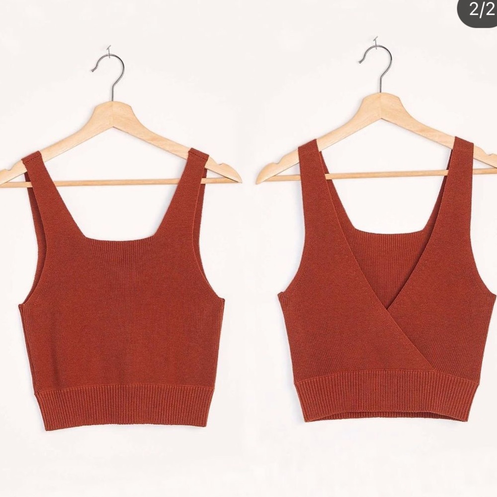 LOOKING FOR Lou & Grey Cropped Sweater Tank XS